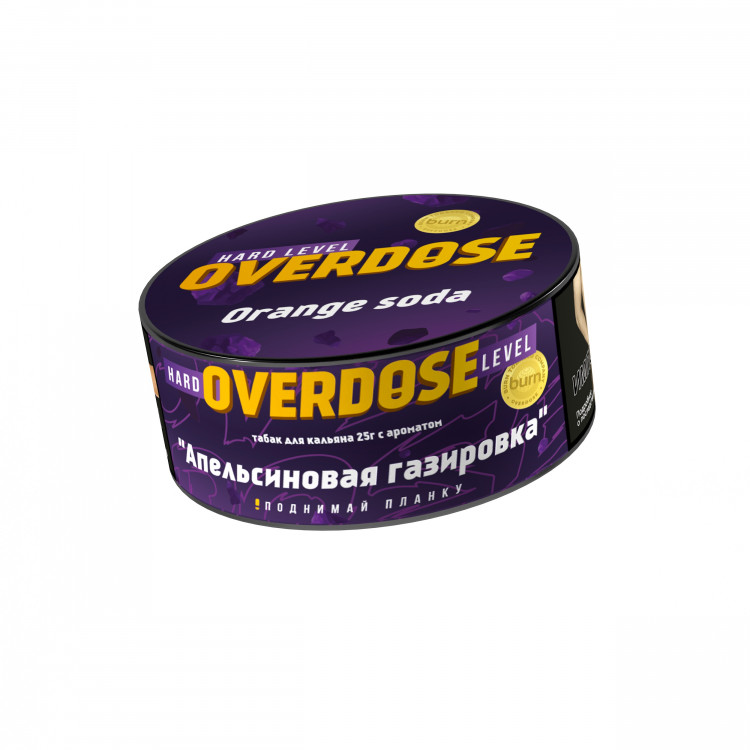 Табак Overdose - Orange Soda (Апельсиновая газировка) 25 гр Табак Overdose - Orange Soda (Апельсиновая газировка) 25 гр