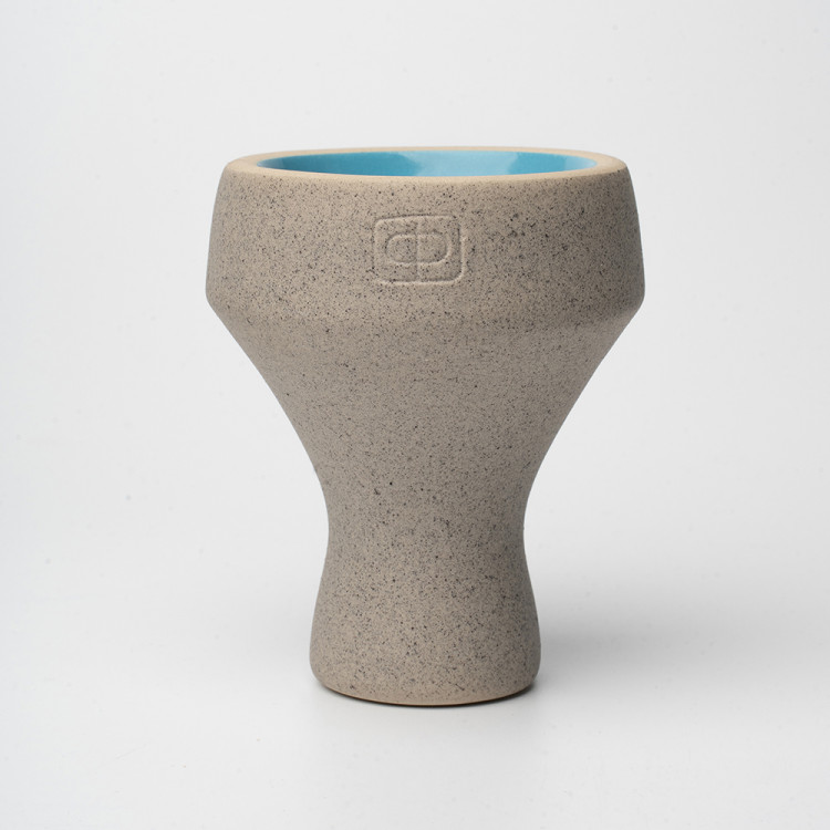 Чаша Форма Турка Бетон (серый / голубой) Чаша Форма Турка Бетон (серый / голубой)