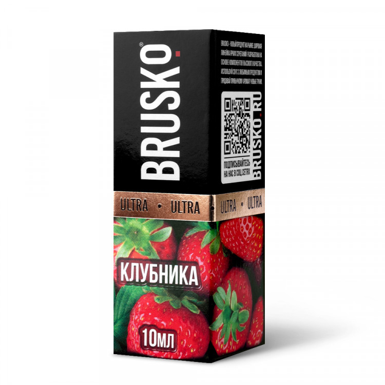 Соус для кальяна Brusko Strong - Strawberry (Клубника) 10 мл Соус для кальяна Brusko Strong - Strawberry (Клубника) 10 мл