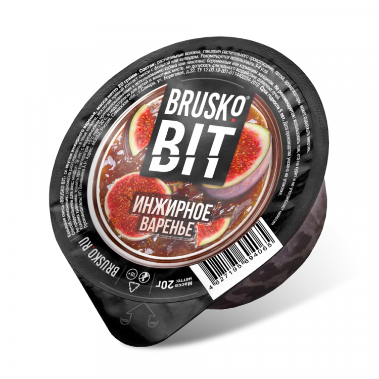 Бестабачаная смесь BRUSKO BIT Strong - Инжирное варенье 20 гр Бестабачаная смесь BRUSKO BIT Strong - Инжирное варенье 20 гр