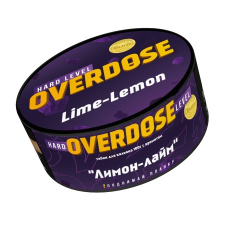 Табак Overdose - Lime-Lemon (Лимон-лайм) 100 гр Табак Overdose - Lime-Lemon (Лимон-лайм) 100 гр
