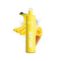 Одноразовая электронная сигарета Inflave Plus - Банановый сорбет Одноразовая электронная сигарета Inflave Plus - Банановый сорбет