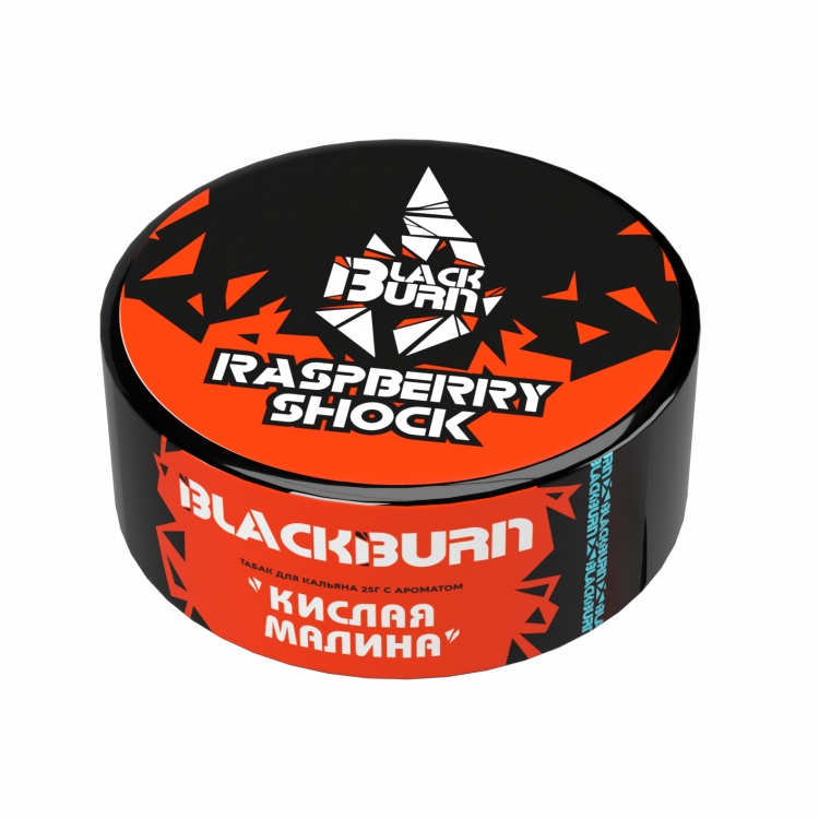 Табак Black Burn - Raspberry Shock (Кислая малина) 25 гр Табак Black Burn - Raspberry Shock (Кислая малина) 25 гр