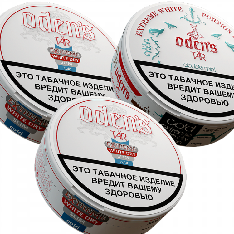 Жевательный табак Oden's Tar Double Mint 16 гр Жевательный табак Oden's Tar Double Mint 16 гр