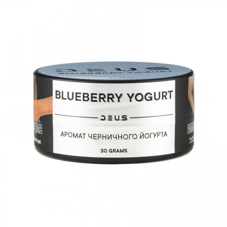 Табак Deus - Blueberry Yogurt (черничный йогурт) 30 гр Табак Deus - Blueberry Yogurt (черничный йогурт) 30 гр