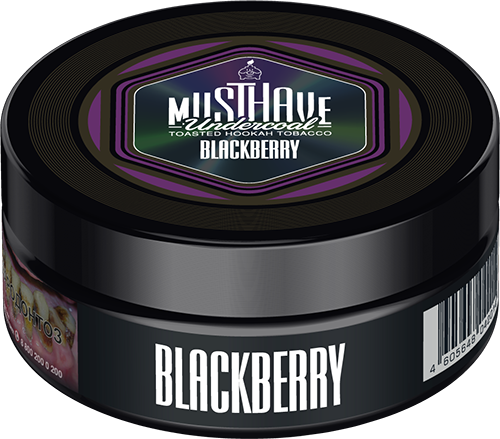 Табак MustHave - Blackberry (Спелая ежевика) 125 гр Табак MustHave - Blackberry (Спелая ежевика) 125 гр