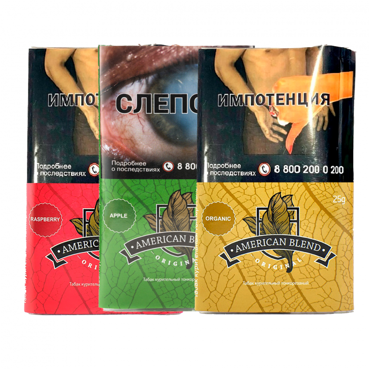 Табак для самокруток American Blend - Mint 25 гр Табак для самокруток American Blend - Mint 25 гр