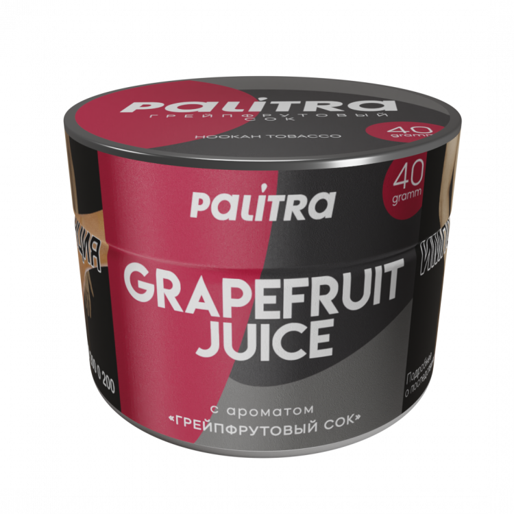 Табак Palitra - Grapefruit juice (Грейпфрутовый сок) 40 гр Табак Palitra - Grapefruit juice (Грейпфрутовый сок) 40 гр
