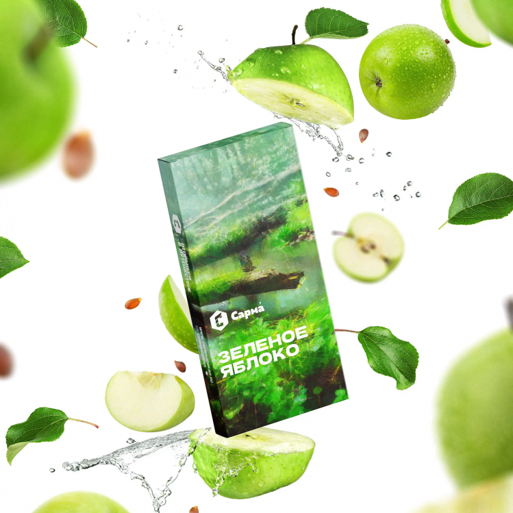 Табак Сарма - Зелёное яблоко 40 гр Табак Сарма - Зелёное яблоко 40 гр