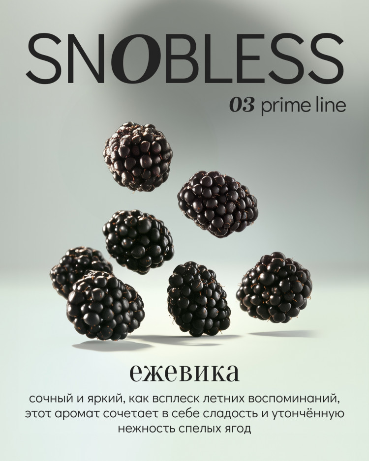 Табак SNOBLESS Prime 25 гр - Blackberry (Ежевика) Табак SNOBLESS Prime 25 гр - Blackberry (Ежевика)