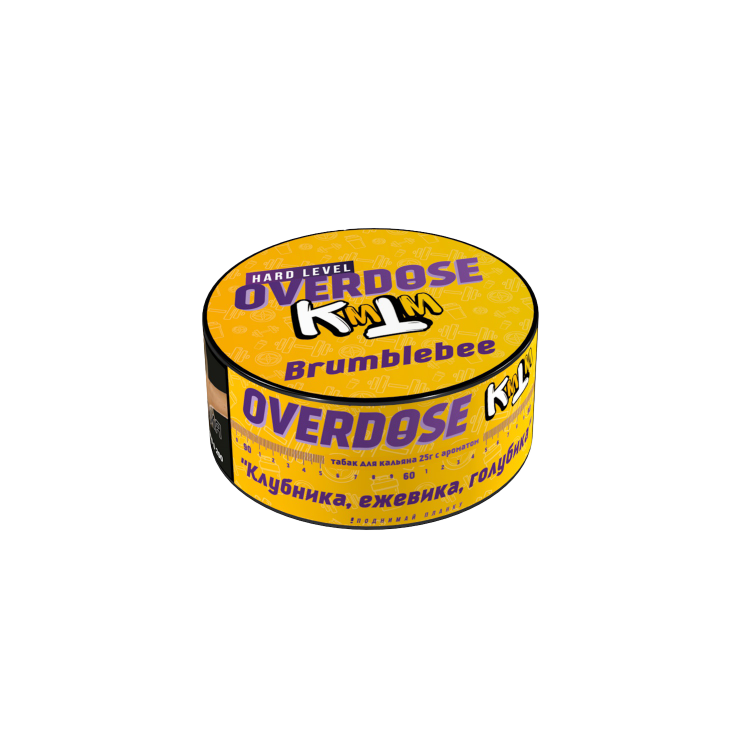 Табак Overdose - Brumblebee (Клубника, ежевика, голубика) 25 гр Табак Overdose - Brumblebee (Клубника, ежевика, голубика) 25 гр