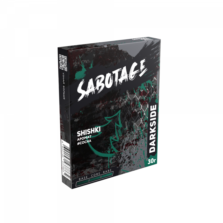 Табак Dark Side Sabotage - Shishki (сосна) 30 гр Табак Dark Side Sabotage - Shishki (сосна) 30 гр