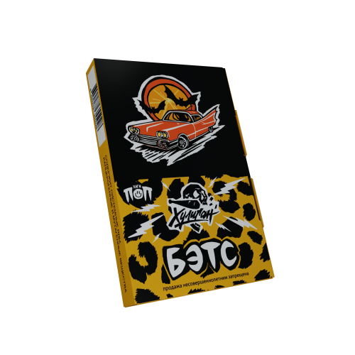 Табак Хулиган Поп - Бэтс (Мандариновая кола) 25 гр Табак Хулиган Поп - Бэтс (Мандариновая кола) 25 гр