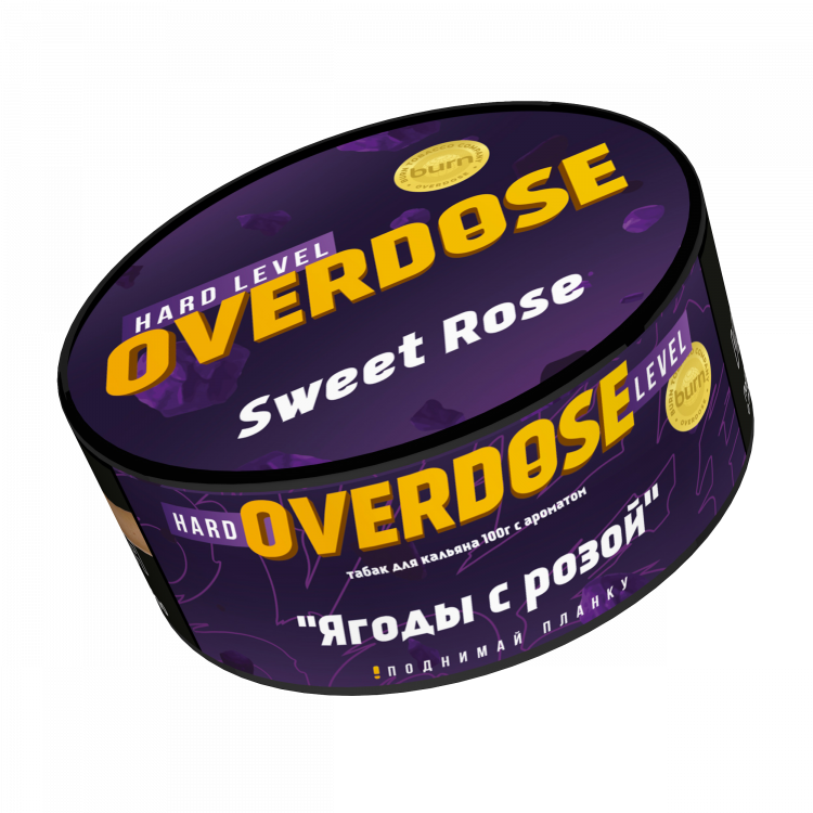 Табак Overdose - Sweet Rose (Ягоды с розой) 100 гр Табак Overdose - Sweet Rose (Ягоды с розой) 100 гр
