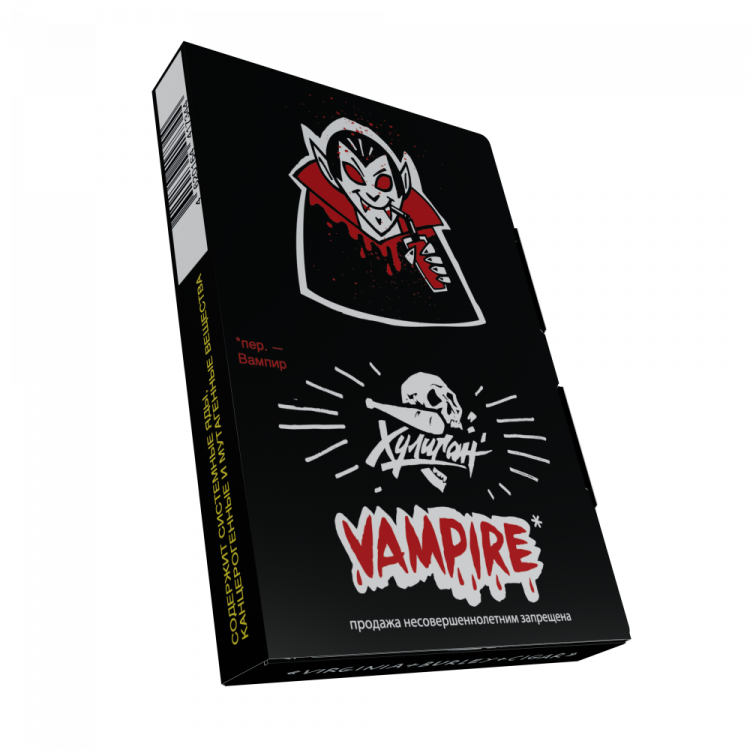 Табак Хулиган - VAMPIRE (Ягодный кисель) 25 гр Табак Хулиган - VAMPIRE (Ягодный кисель) 25 гр