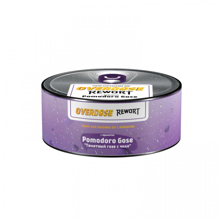 Табак Overdose - Pomodoro Gose (Томатный гозе с чили) 25 гр Табак Overdose - Pomodoro Gose (Томатный гозе с чили) 25 гр